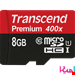  کارت حافظه‌ microSDHC ترنسند مدل Premium کلاس 10 ظرفیت 8 گیگابایت