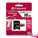  کارت حافظه‌ microSDHC ترنسند مدل Premium کلاس 10 ظرفیت 16 گیگابایت