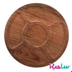 اردوخوری گرد 5 خانه طرح چوب